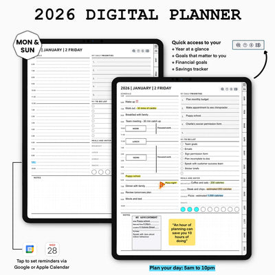 Kaori 2026 Digital Planner