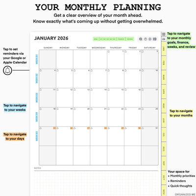 Kaori 2026 Digital Planner