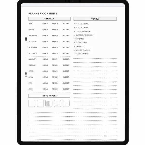 Planner feature